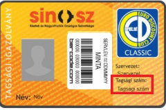 Rendes tagsági igazolvány