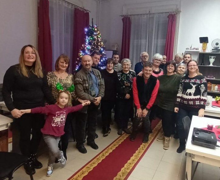 Karácsonyi ünnepséget tartottunk Győrben