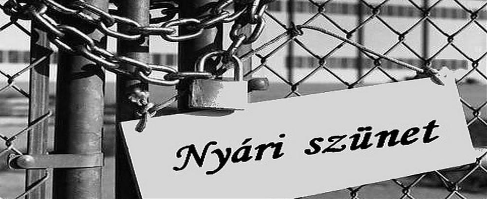Nyári szünet a Heves Megyei Szervezetnél