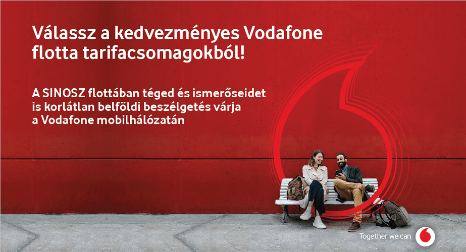 Megújult és készülékakciókkal is várja tagjainkat a SINOSZ Vodafone flottája