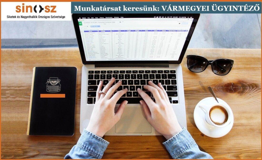 Vármegyei ügyintéző munkatársat keres a SINOSZ Veszprém vármegyébe
