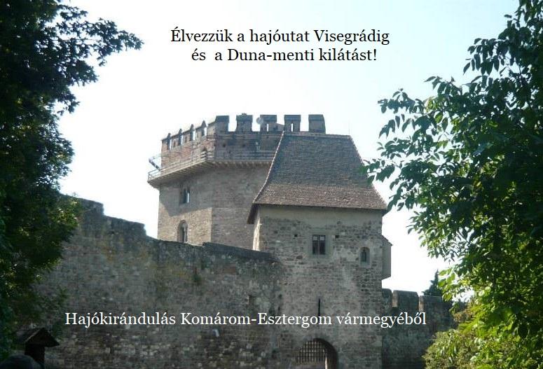 Dunai hajókirándulás Komárom-Esztergom vármegyéből