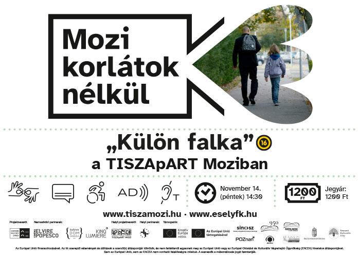 Akadálymentes filmélmények: Mozi korlátok nélkül Szolnokon novemberben