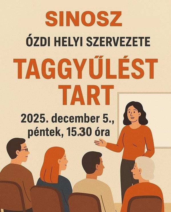 Taggyűlés az ózdi szervezetnél