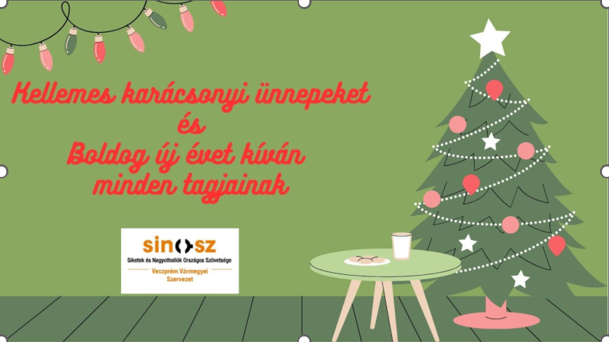 Téli szünet a Veszprém Vármegyei Szervezetnél