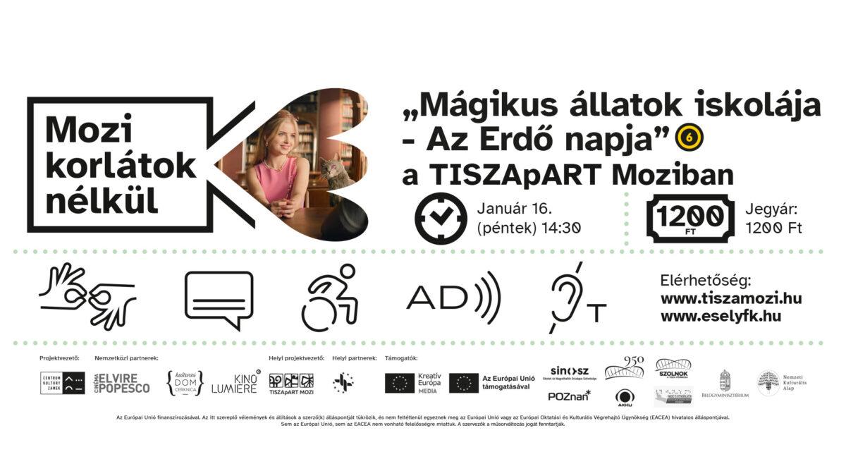 Akadálymentes filmélmények: Mozi korlátok nélkül Szolnokon – 2026. január