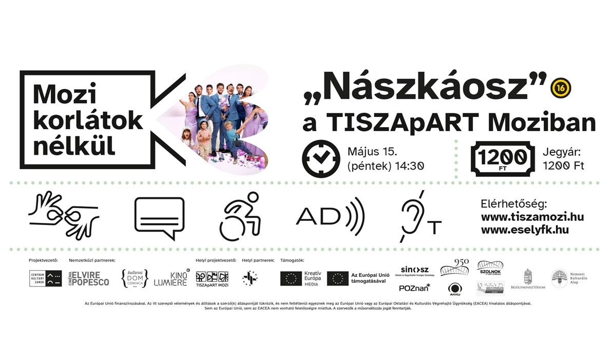 Akadálymentes filmélmények: Mozi korlátok nélkül Szolnokon májusban