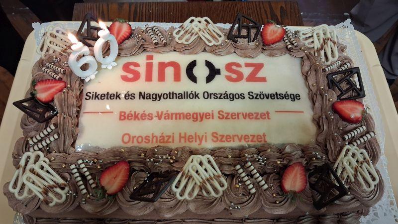 Orosházi szervezetünk alapításának 60 éves évfordulóját ünnepeltük